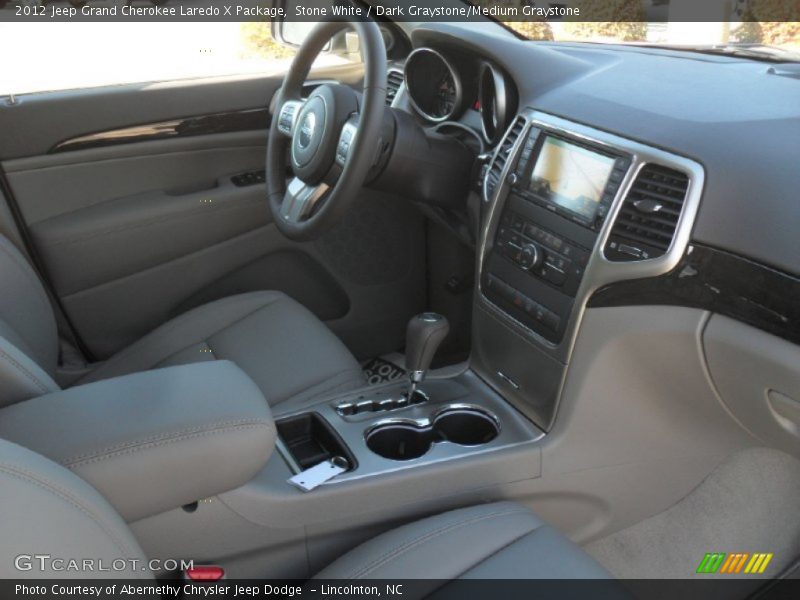Stone White / Dark Graystone/Medium Graystone 2012 Jeep Grand Cherokee Laredo X Package