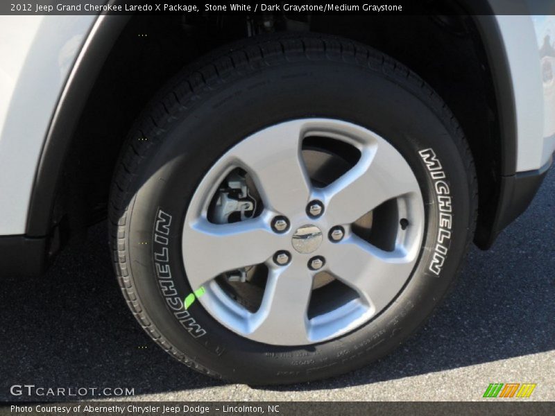 Stone White / Dark Graystone/Medium Graystone 2012 Jeep Grand Cherokee Laredo X Package