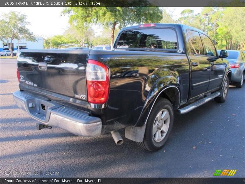 Black / Taupe 2005 Toyota Tundra SR5 Double Cab