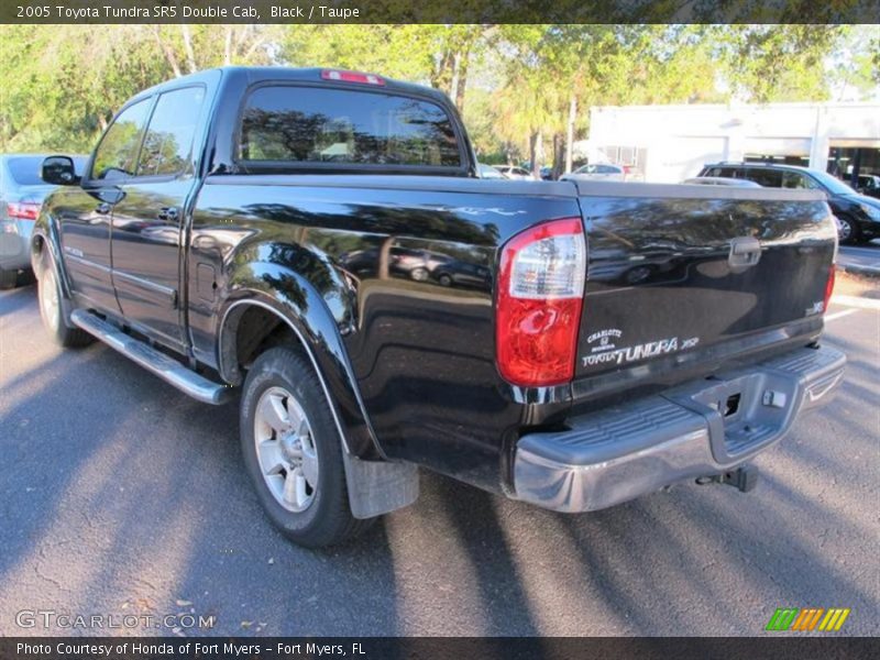 Black / Taupe 2005 Toyota Tundra SR5 Double Cab