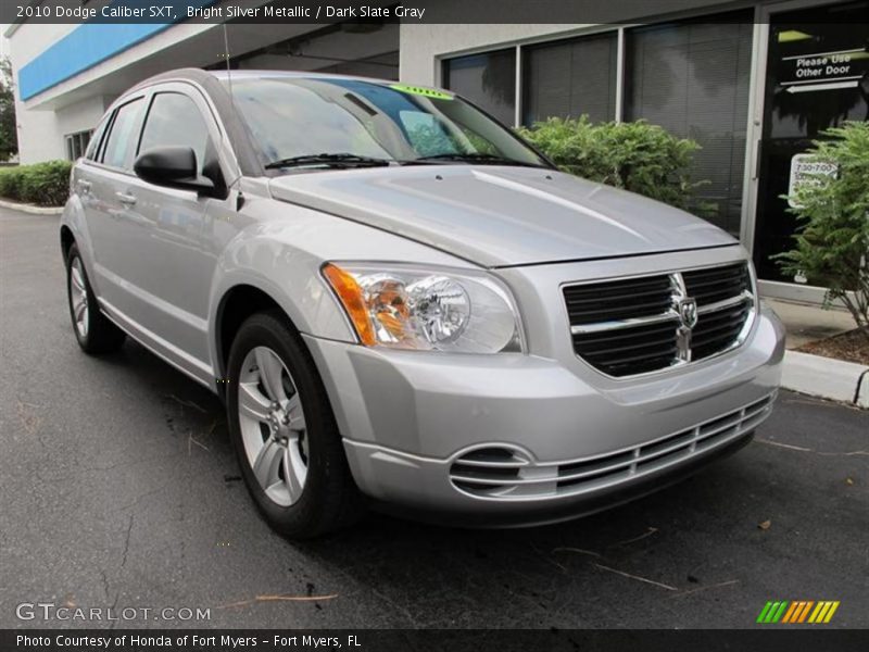 Bright Silver Metallic / Dark Slate Gray 2010 Dodge Caliber SXT