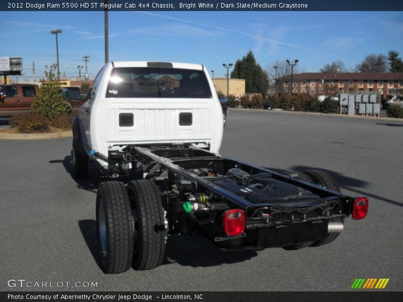  2012 Ram 5500 HD ST Regular Cab 4x4 Chassis Bright White