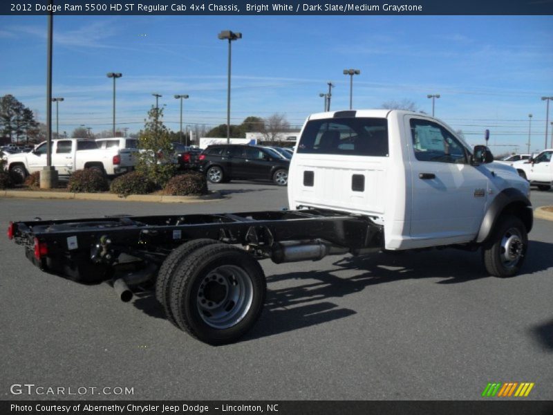  2012 Ram 5500 HD ST Regular Cab 4x4 Chassis Bright White