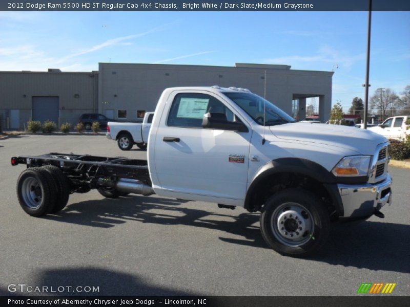  2012 Ram 5500 HD ST Regular Cab 4x4 Chassis Bright White