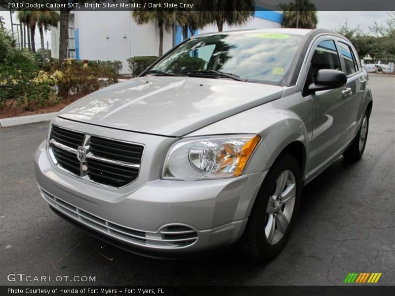 Bright Silver Metallic / Dark Slate Gray 2010 Dodge Caliber SXT
