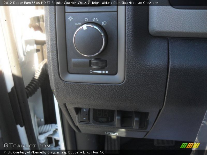 Controls of 2012 Ram 5500 HD ST Regular Cab 4x4 Chassis