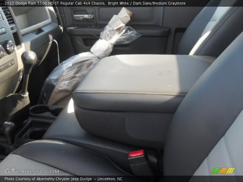 Bright White / Dark Slate/Medium Graystone 2012 Dodge Ram 5500 HD ST Regular Cab 4x4 Chassis