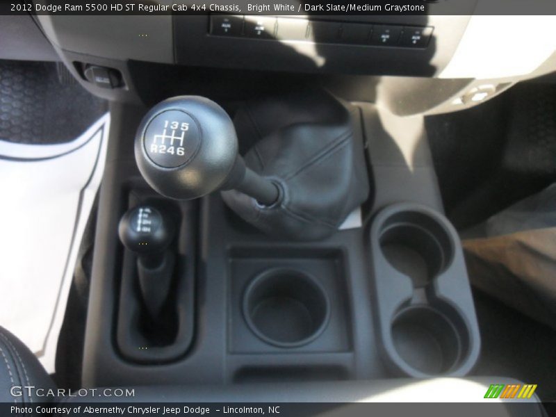  2012 Ram 5500 HD ST Regular Cab 4x4 Chassis 6 Speed Manual Shifter