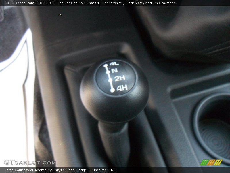 Bright White / Dark Slate/Medium Graystone 2012 Dodge Ram 5500 HD ST Regular Cab 4x4 Chassis