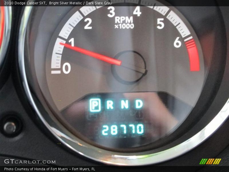Bright Silver Metallic / Dark Slate Gray 2010 Dodge Caliber SXT