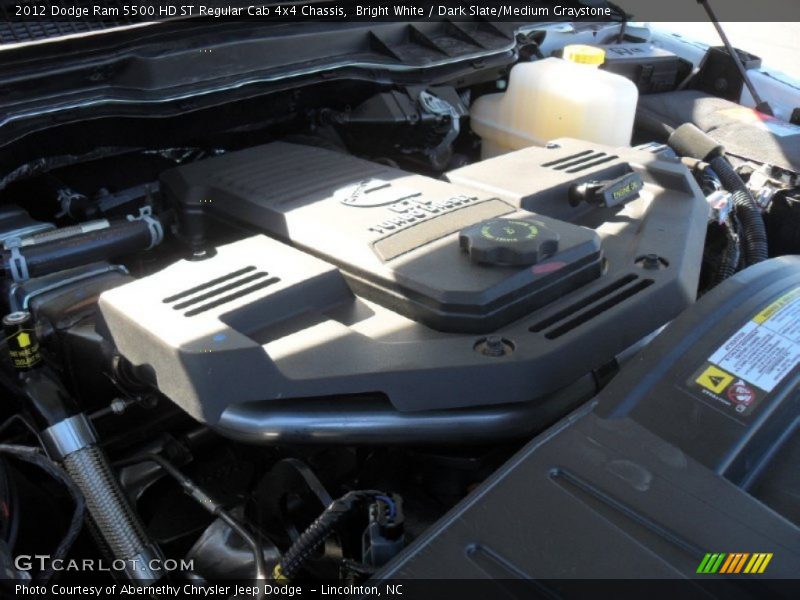  2012 Ram 5500 HD ST Regular Cab 4x4 Chassis Engine - 6.7 Liter OHV 24-Valve Cummins VGT Turbo-Diesel Inline 6 Cylinder
