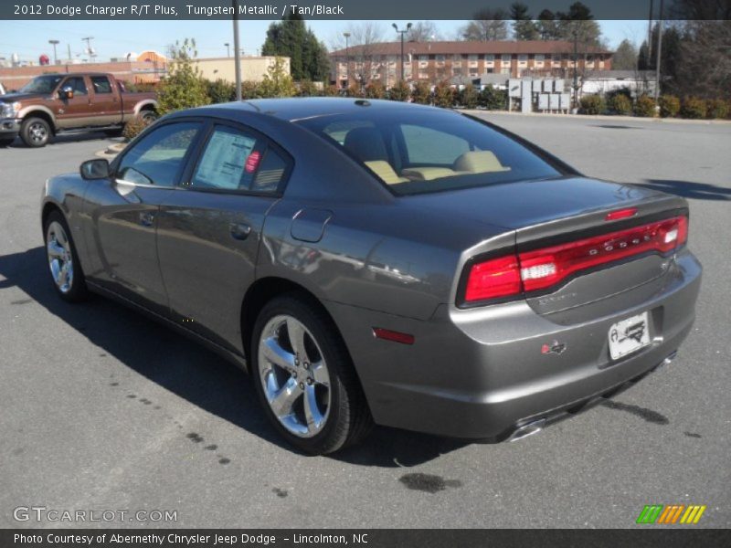Tungsten Metallic / Tan/Black 2012 Dodge Charger R/T Plus