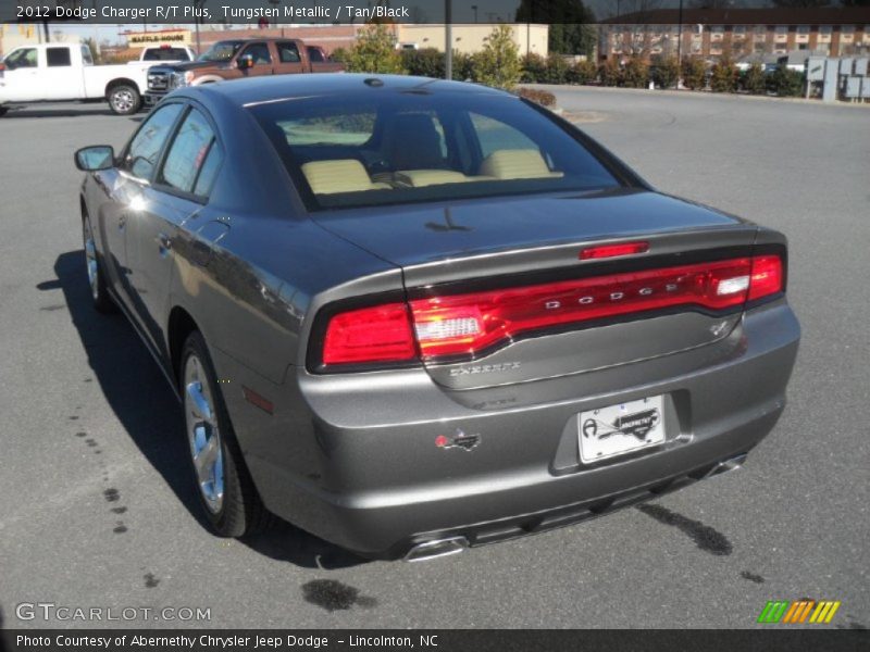 Tungsten Metallic / Tan/Black 2012 Dodge Charger R/T Plus