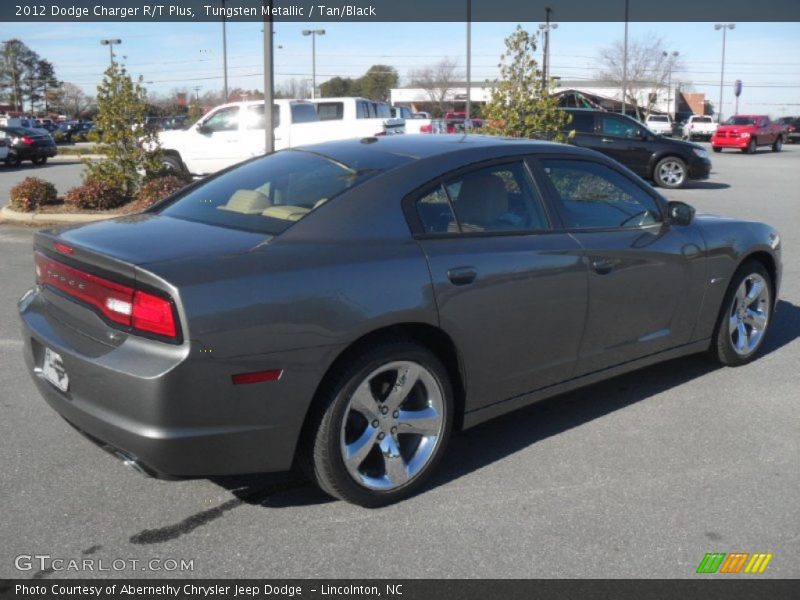 Tungsten Metallic / Tan/Black 2012 Dodge Charger R/T Plus