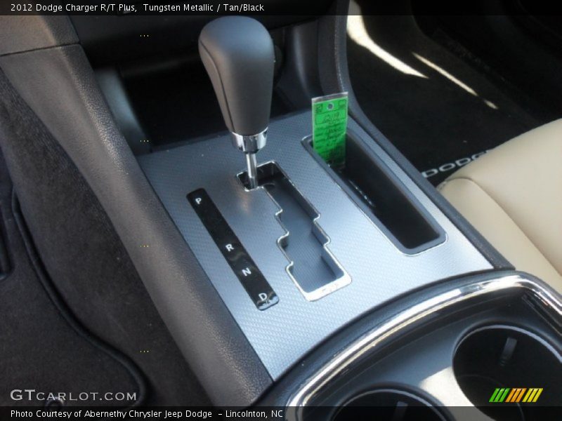 Tungsten Metallic / Tan/Black 2012 Dodge Charger R/T Plus