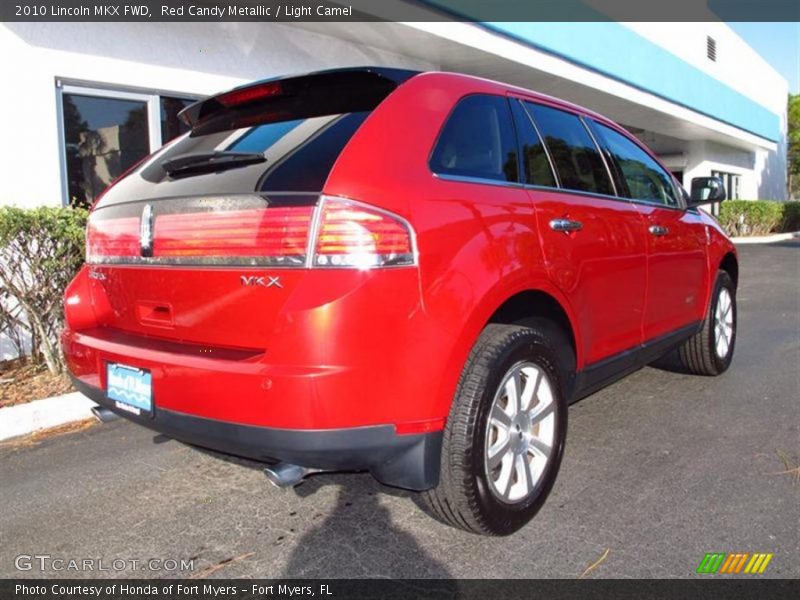 Red Candy Metallic / Light Camel 2010 Lincoln MKX FWD