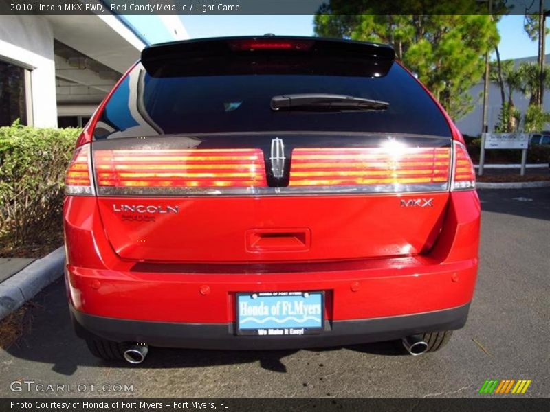 Red Candy Metallic / Light Camel 2010 Lincoln MKX FWD