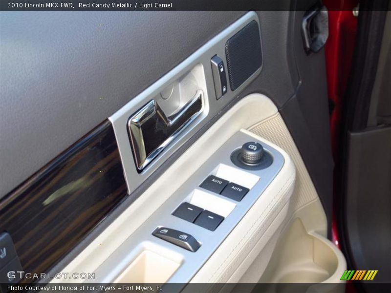 Red Candy Metallic / Light Camel 2010 Lincoln MKX FWD