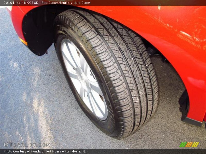 Red Candy Metallic / Light Camel 2010 Lincoln MKX FWD