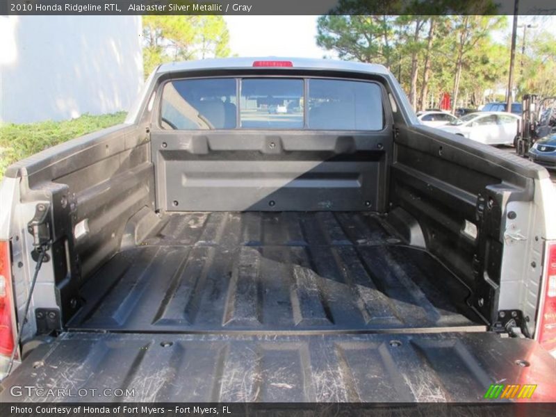Alabaster Silver Metallic / Gray 2010 Honda Ridgeline RTL