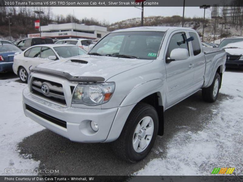 Silver Streak Mica / Graphite 2010 Toyota Tacoma V6 SR5 TRD Sport Access Cab 4x4
