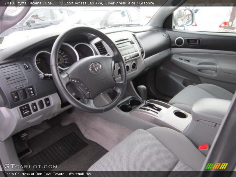 Silver Streak Mica / Graphite 2010 Toyota Tacoma V6 SR5 TRD Sport Access Cab 4x4