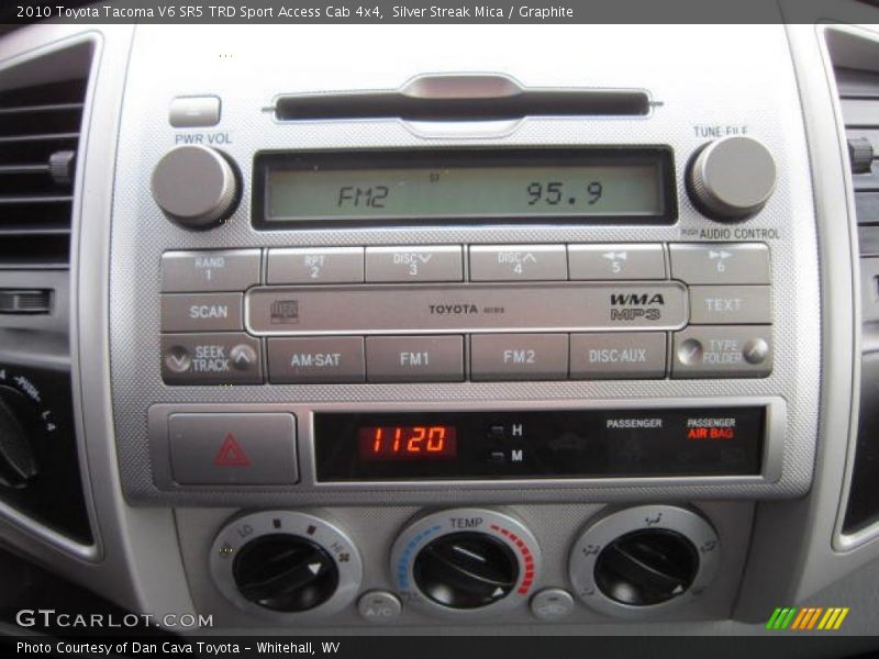 Silver Streak Mica / Graphite 2010 Toyota Tacoma V6 SR5 TRD Sport Access Cab 4x4