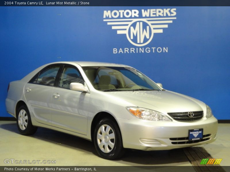 Lunar Mist Metallic / Stone 2004 Toyota Camry LE