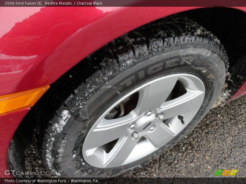 Redfire Metallic / Charcoal Black 2009 Ford Fusion SE