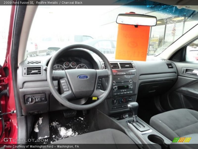 Redfire Metallic / Charcoal Black 2009 Ford Fusion SE