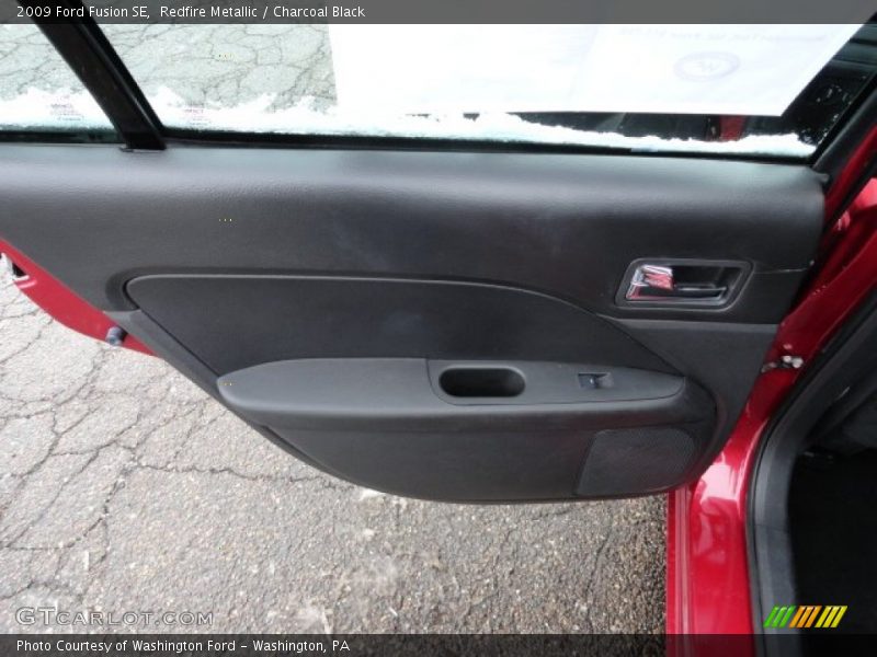 Redfire Metallic / Charcoal Black 2009 Ford Fusion SE