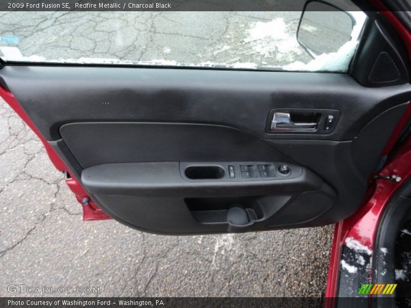 Redfire Metallic / Charcoal Black 2009 Ford Fusion SE