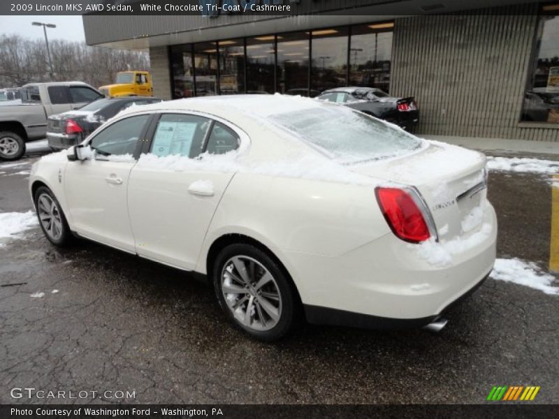 White Chocolate Tri-Coat / Cashmere 2009 Lincoln MKS AWD Sedan