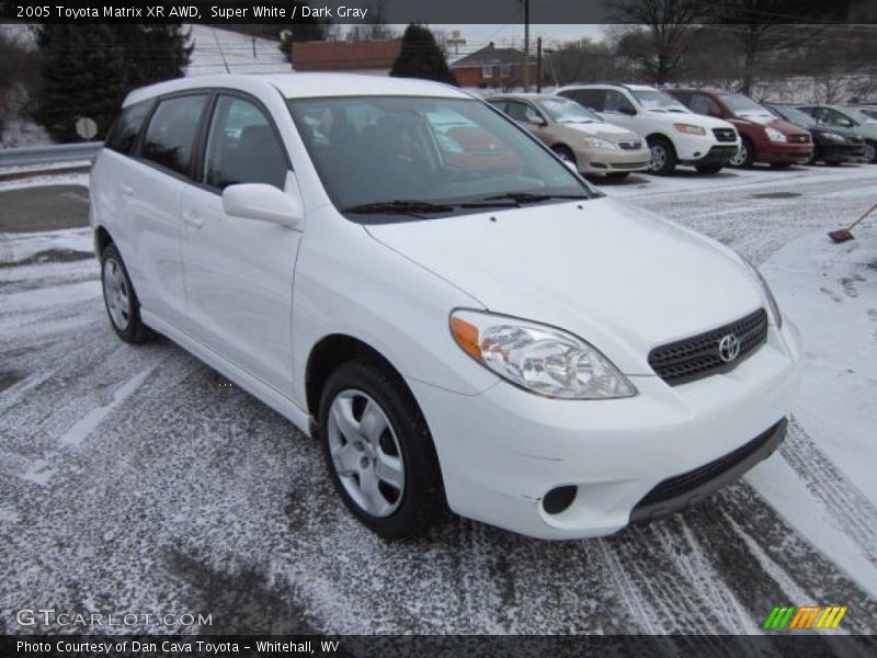 Super White / Dark Gray 2005 Toyota Matrix XR AWD
