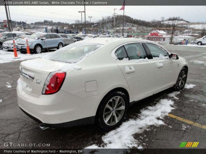 White Chocolate Tri-Coat / Cashmere 2009 Lincoln MKS AWD Sedan