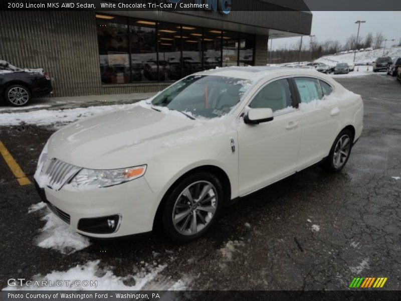 White Chocolate Tri-Coat / Cashmere 2009 Lincoln MKS AWD Sedan