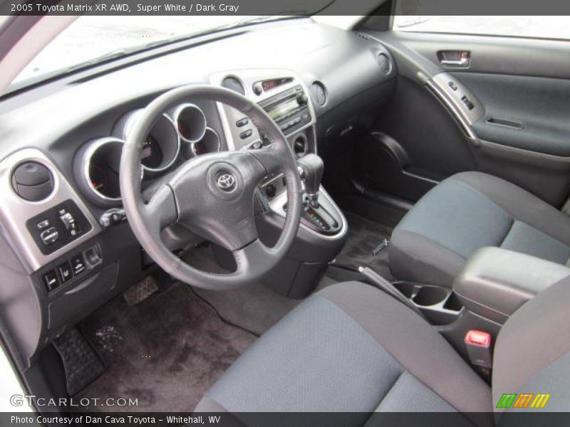  2005 Matrix XR AWD Dark Gray Interior