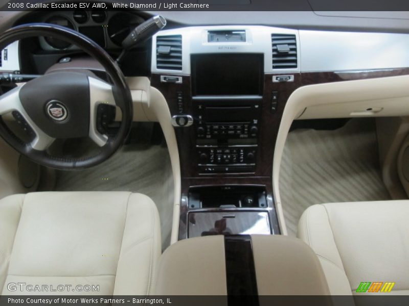 White Diamond / Light Cashmere 2008 Cadillac Escalade ESV AWD