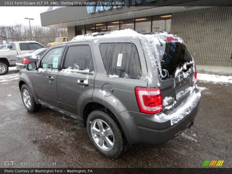 Sterling Gray Metallic / Charcoal Black 2012 Ford Escape XLT V6 4WD