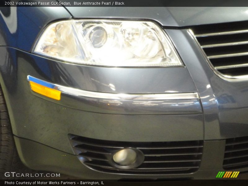 Blue Anthracite Pearl / Black 2002 Volkswagen Passat GLX Sedan