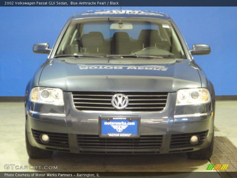 Blue Anthracite Pearl / Black 2002 Volkswagen Passat GLX Sedan