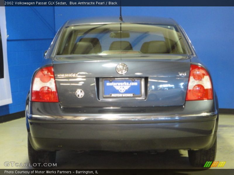 Blue Anthracite Pearl / Black 2002 Volkswagen Passat GLX Sedan