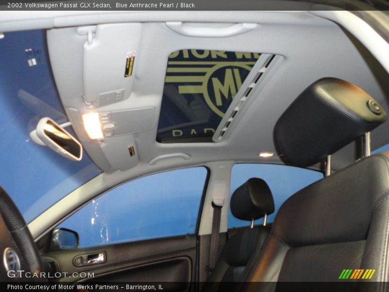 Blue Anthracite Pearl / Black 2002 Volkswagen Passat GLX Sedan