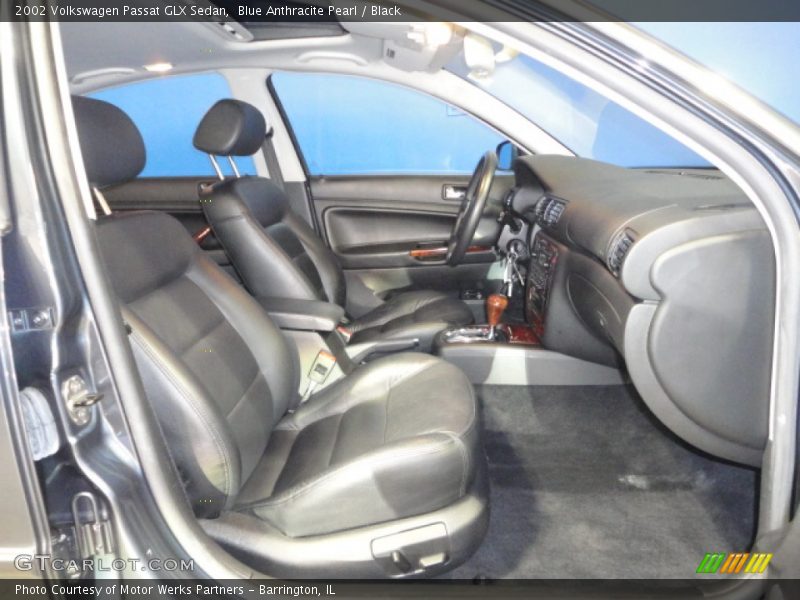 Blue Anthracite Pearl / Black 2002 Volkswagen Passat GLX Sedan