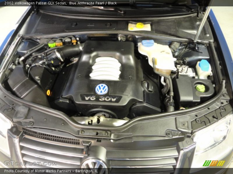 Blue Anthracite Pearl / Black 2002 Volkswagen Passat GLX Sedan