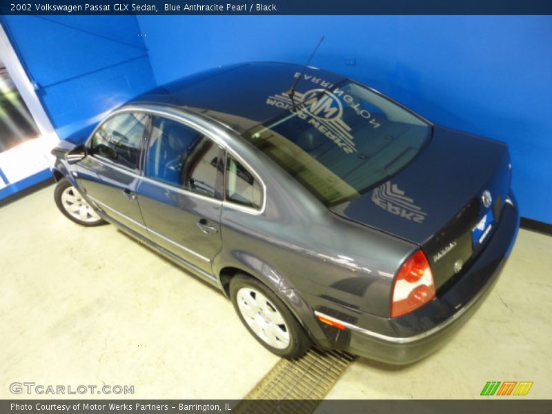 Blue Anthracite Pearl / Black 2002 Volkswagen Passat GLX Sedan