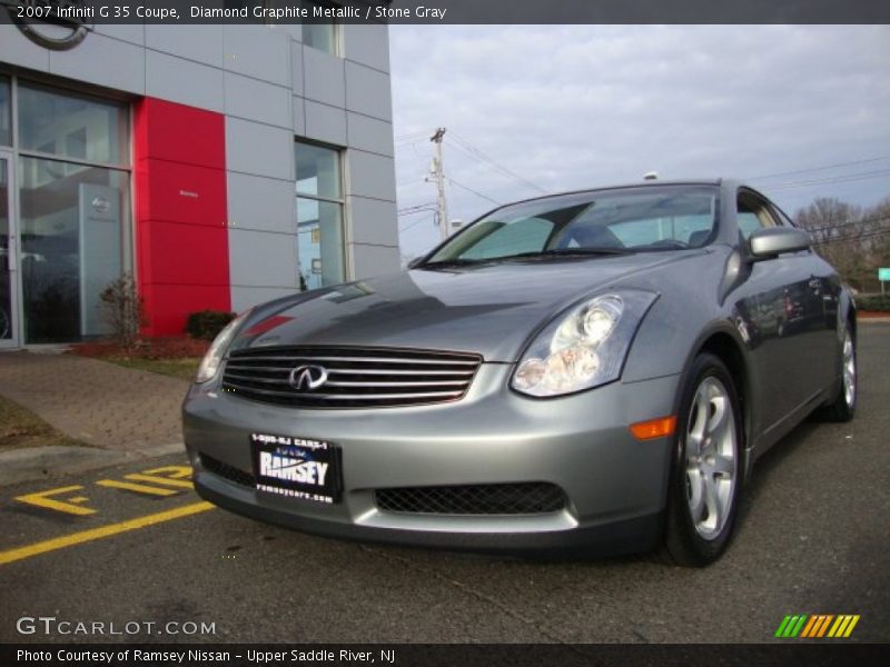 Diamond Graphite Metallic / Stone Gray 2007 Infiniti G 35 Coupe