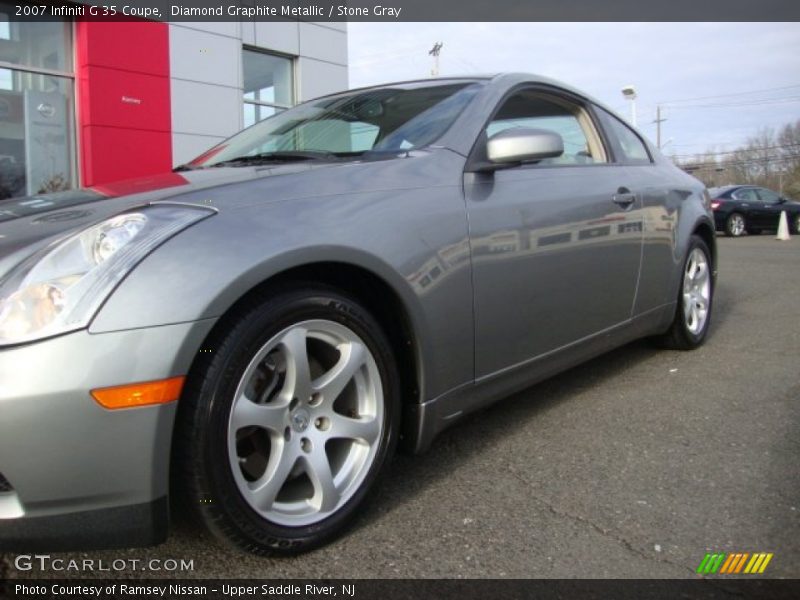 Diamond Graphite Metallic / Stone Gray 2007 Infiniti G 35 Coupe