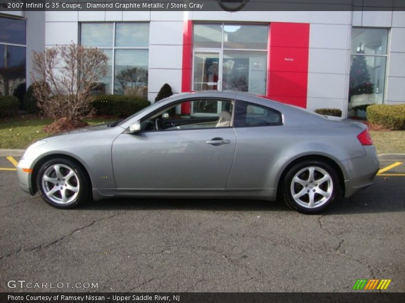 Diamond Graphite Metallic / Stone Gray 2007 Infiniti G 35 Coupe