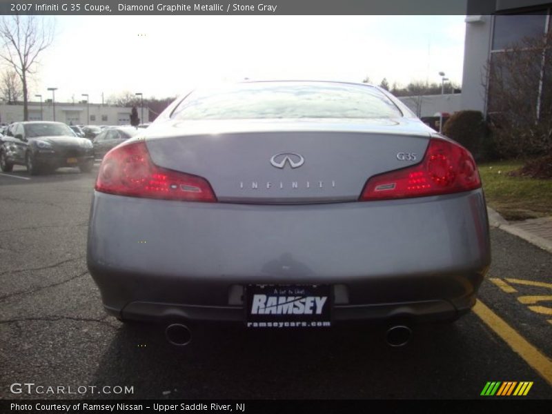 Diamond Graphite Metallic / Stone Gray 2007 Infiniti G 35 Coupe